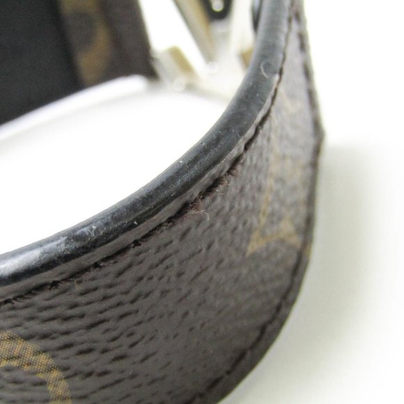 Louis Vuitton Hockenheim Bracelet M6141 Metal,Monogram Bangle Brown,Silver - Picture 5 of 12